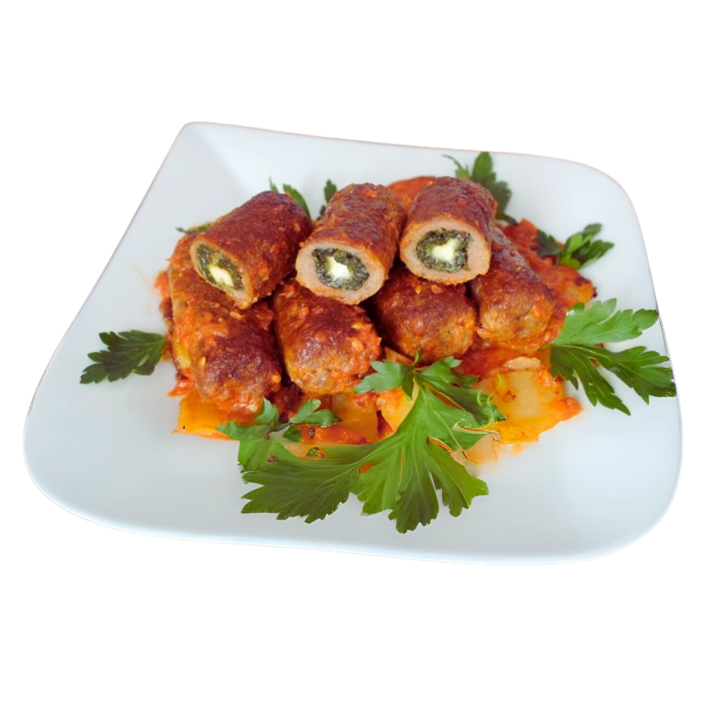 Ispanaklı Kaşarlı Köfte